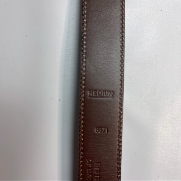 Coach Croc Embossed Calfskin Belt - Picture 5 of 5